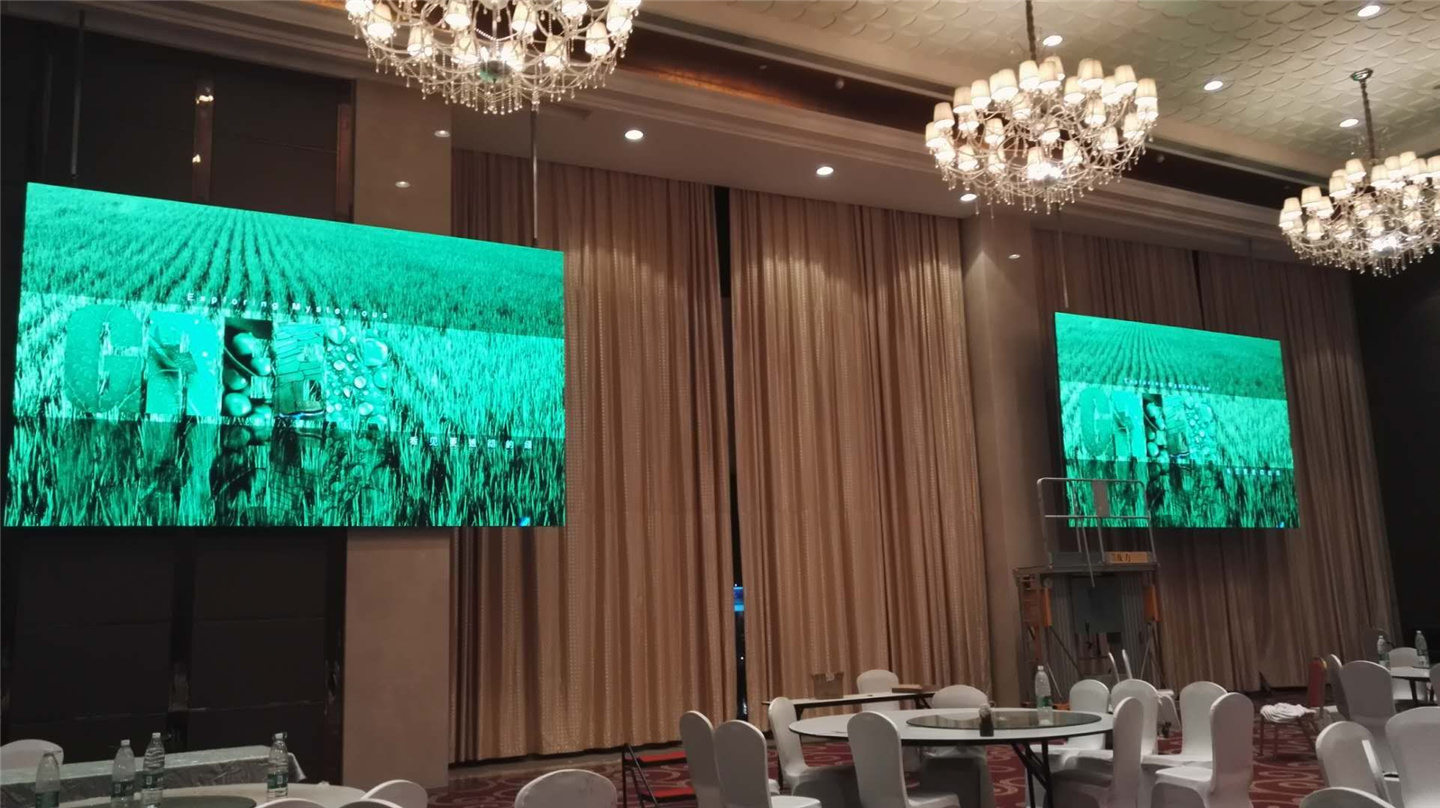 宴会厅高清显示屏_LED显示屏常见问题及最新新闻资讯_河南华纳电子技术有限公司